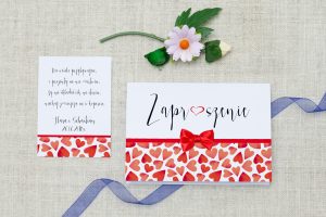 zaproszenie na ślub w oryginalnym stylu
