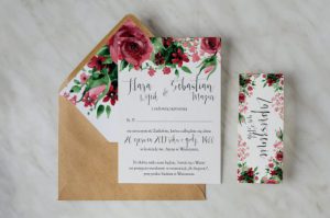 zaproszenie ślubne boho